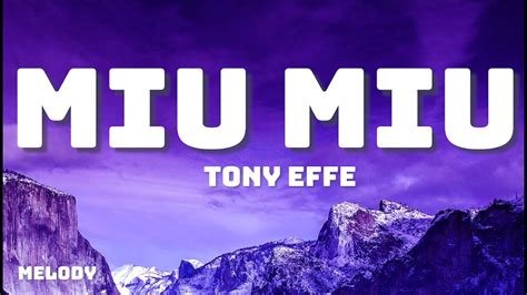 miu miu tonto|Tony Effe – MIU MIU Lyrics .